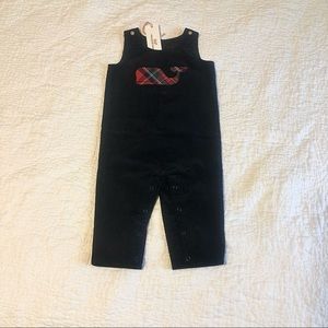 COPY - NWT Vineyard Vines Corduroy Overalls Tartan Whale 12-18 mo